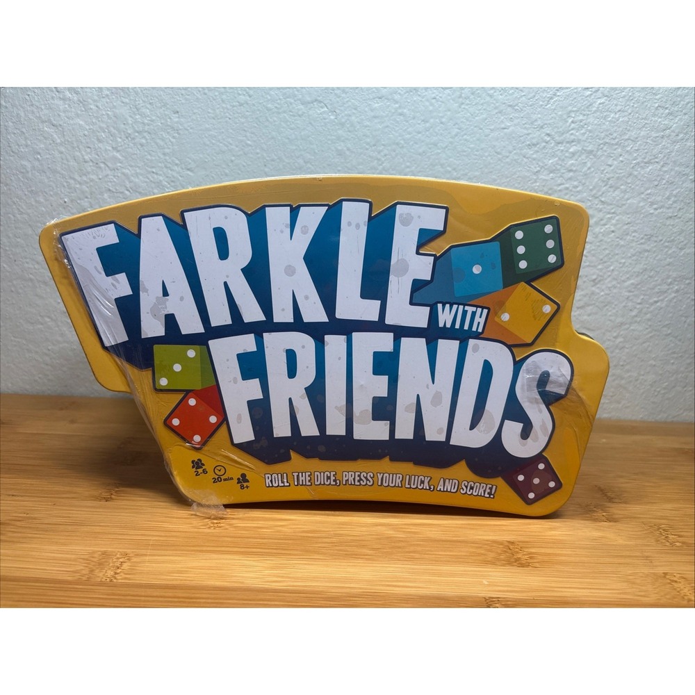 Farkle with Friends Game - Metal Tin - NEW